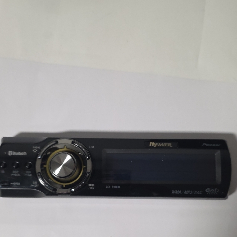 PIONEER Premier Car Stereo Receiver - Black and Silver Just The Face Plate